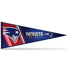 Rico Industries NFL Football New England Patriots Primary 12"""" x 30"""" Filt Vggdekorvimpel - Perfekt fr hem/sngrum/man Cave D?cor