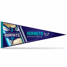 Rico Industries NBA Basketbal Charlotte Hornets 12" x 30" Vilt Wanddecoratie