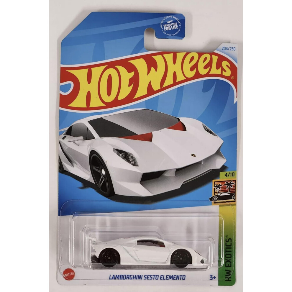 Hot Wheels Lamborghini Sesto Elemento 204/250 White