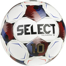 SELECT Numero 10 Soccer Ball White/Blue/Red V25 Size 5