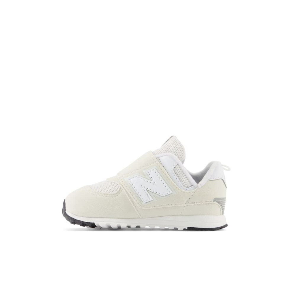 New Balance Baby 574 New-B V1 Hook And Loop Sneaker Nimbus Cloud/White 2 X-Wide Us Unisex Infant