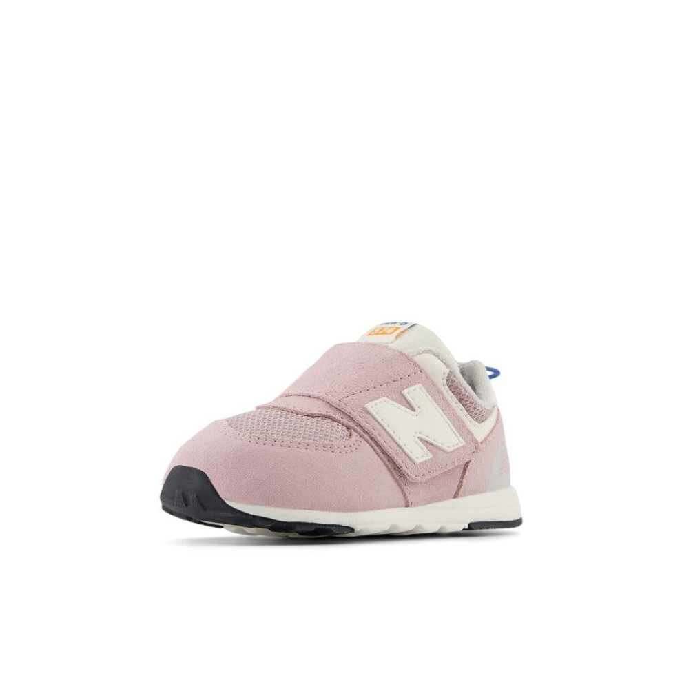 New Balance Baby 574 V1 New-B Hook and Loop Sneaker  Twilight Haze/Sea Stone  3.5 X-Wide US Unisex Infant