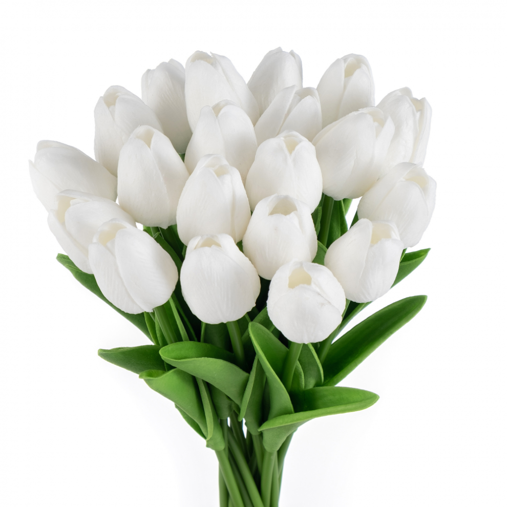 12pcs fleurs artificielles tulipes artificielles fausses fleurs tulipes