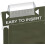 1InTheOffice Plastic Clear Tabs and Inserts 2"""" x 5/8"""" 100/Pack (2"""") 3