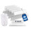 1InTheOffice Plastic Clear Tabs and Inserts 2"""" x 5/8"""" 100/Pack (2"""") 1