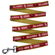 NCAA PET-Leine, mittelgro, Oklahoma Sooners, Hundeleine, glnzende und farbenfrohe Leine fr Hunde und Katzen, lizenziert von der NCAA, neue Version