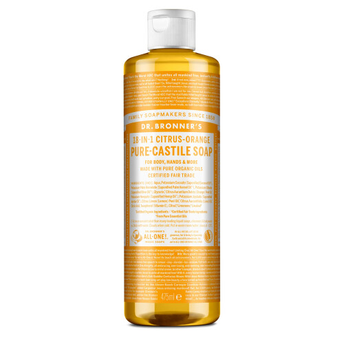 Dr Bronner's Dr. Bronner Liquid Soap  Lemon/Orange - 475 ml