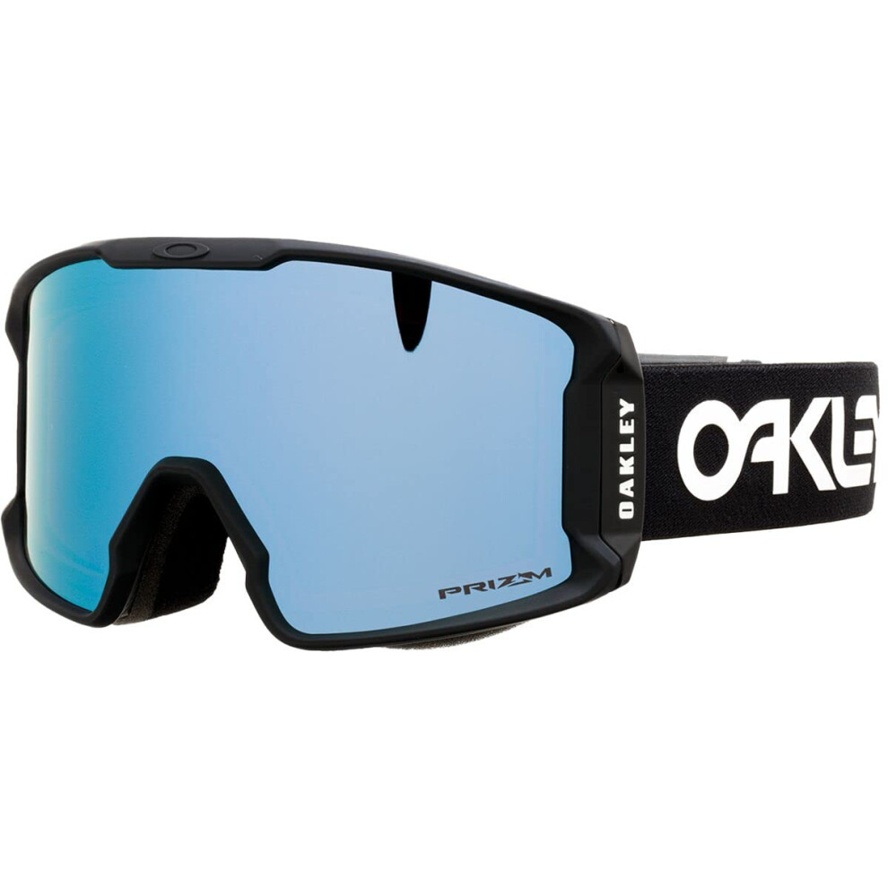 Oakley Line Miner XM Factory Pilot Snow Goggle Mid-Sized Fit Factory Pilot Black/Prizm Snow Sapphire Irid Medium