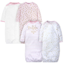 Gerber Unisex Baby Gown 4-Pack Kasteel Preemie