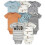 Gerber Gerber 8er-Pack Kurzarm-Einteiler fr Jungen, Dschungelblau, 36 Monate 1