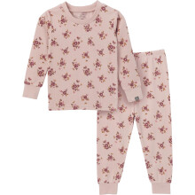 Modern Moments by Gerber Baby Hacci Snug Fit 2-teiliges Pyjama-Set, Hellrosa, Dahlia Toss, 4T