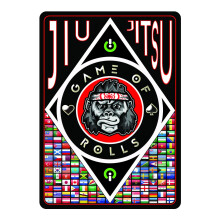 Game of Rolls Brasilianisches Jiu-Jitsu (BJJ), Grappling-Spiel und Trainingshilfe + traditionelles Spielkartendeck (2 in 1). Erwachsene und Kinder,