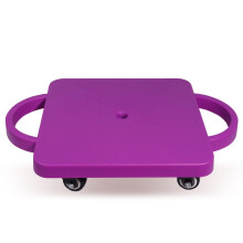 GSE Games & Sports Expert Lilla indend?rs scooterbr?t med sikkerhedsh?ndtag til b?rn i alderen 6-12 Plast gulvscooterbr?t med ruller Fysisk uddan