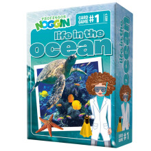 Outset Media Professor Noggin's Life in The Ocean Trivia Card Game - an Educational Based Card Game for Kids - Trivia  True or False  and Multiple Cho