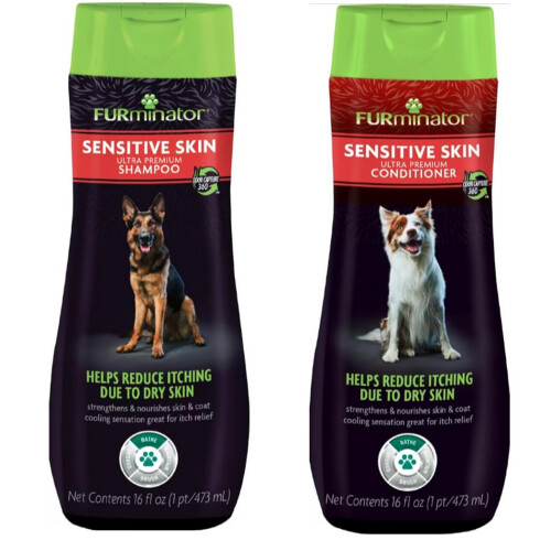 Furminator Furminator Deshedding Ultra Premium Shampooing & Conditionner Bundle. 16 oz.