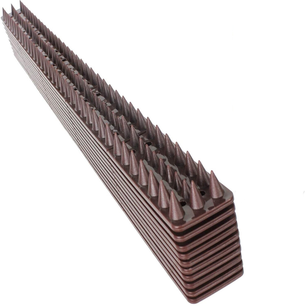 Garden Fence Wall Anti-Climb Security Spikes (20 Pcs, 10m)
