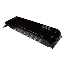 Technomate TM-8 AMP B 8-Way IR Pass 4G LTE Distribution Amplifier TV SKY DAB