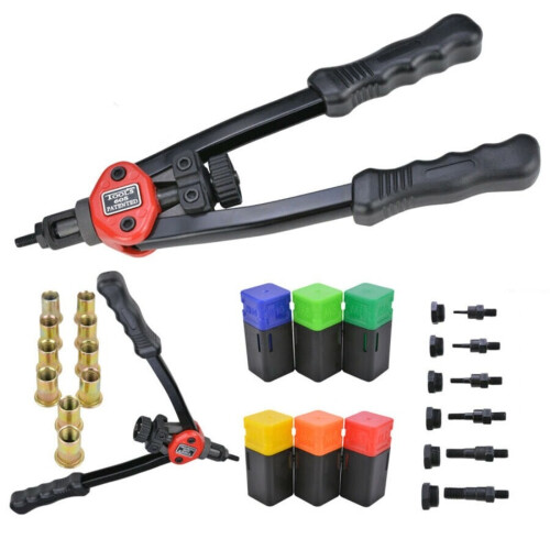 Professional Hand Nut Tool Riveter Gun Mandrels M3- M10 Repair Set