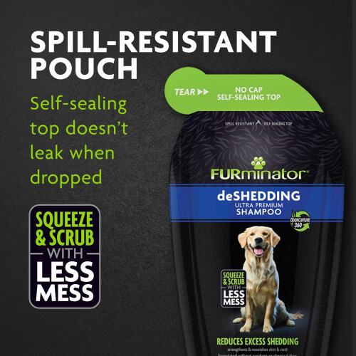 Furminator Furminator DeShedding Shampooing Pouche de pression 16 UNCES FLUIDES HYDUTURING DESHEDDING Shampooin 2