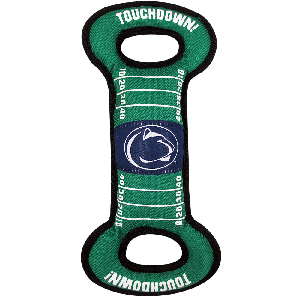 Photos - Other Pet Supplies Pets First NCAA Football Field DOG TOY with Squeaker. - PENN STATE NITTANY LIONS - For Tug Toss and Fetch. - Tough& Durable PET TOY PA 