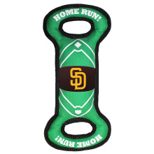 Lemmikkielδimet Ensimmδinen MLB SAN DIEGO PADRES Baseball Field Dog Lelu kaksoisreunaompeleilla ja sisempi SQUEAKER