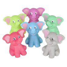 Rhode Island Novelty 2 Inch Rubber Water Squirting Elephants One Dozen