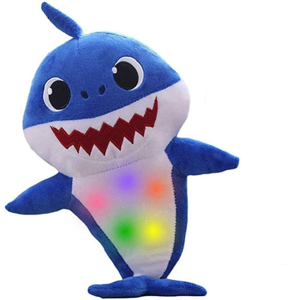 Baby Shark Plush Toy Soother With Music And Night Lights Singing Gift Kids