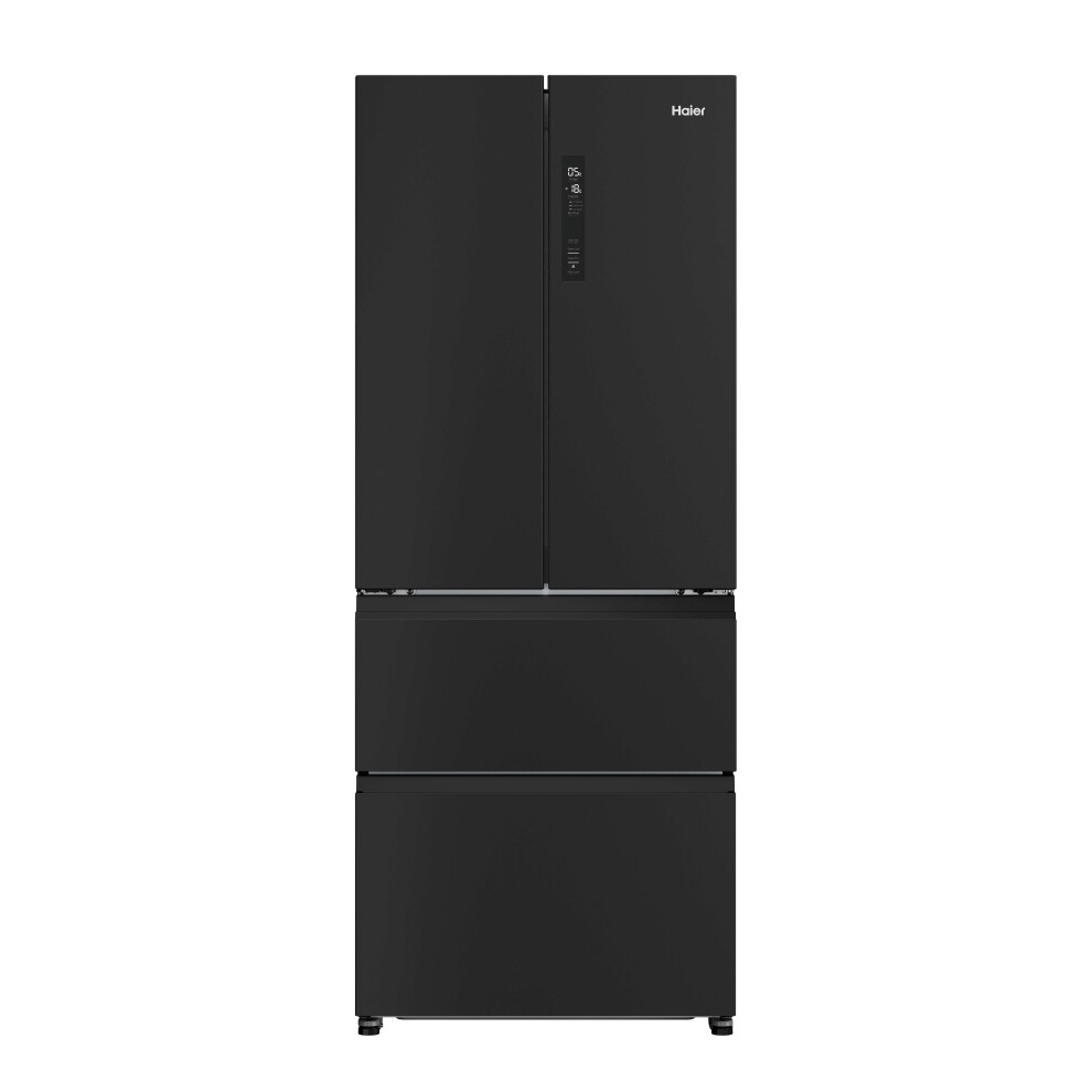 Haier FD 70 Series 3 American Fridge Freezer - Slate Black - E Rated