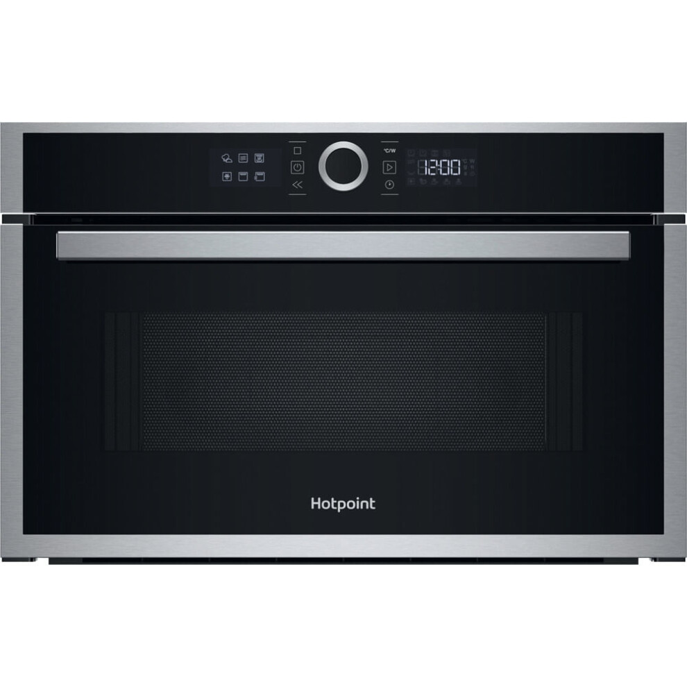 Hotpoint Hmd44mxuk 31 Litre 38Cm High, Built In Small Microwave With Grill - Stainless Steel