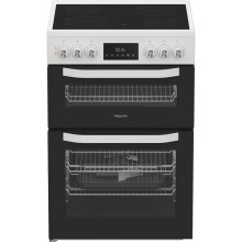 Hotpoint 60cm Electric Cooker with Ceramic Hob - White - A/A Rated