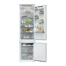 Hoover H-FRIDGE 400 HONBQT3519EWK-UK Wifi Connected 194cm High 70/30 Integrated No Frost Fridge Freezer with Sliding Door Fixing Kit - White - E Rated