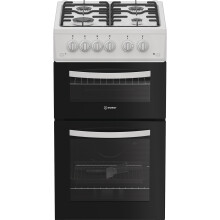 Indesit 50cm Gas Cooker - White - A+ Rated