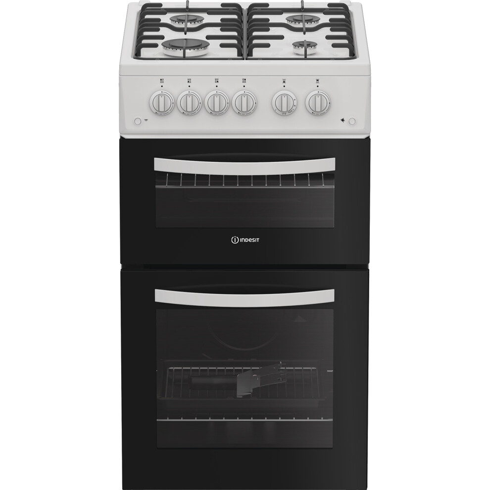Indesit 50cm Gas Cooker - White - A+ Rated