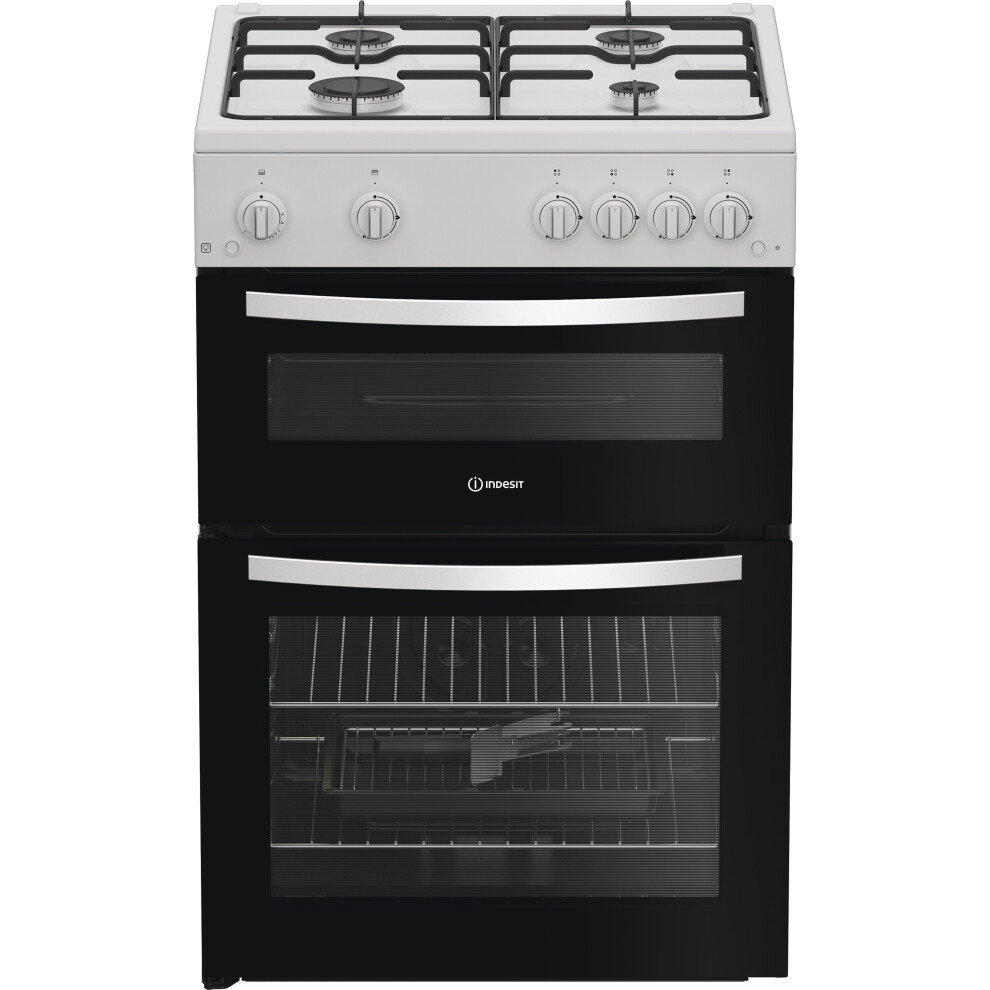 Indesit 60cm Gas Cooker - White - A+ Rated
