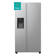 Hisense PureFlat American Fridge Freezer - Stainless Steel - D Rated