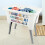 (Default) GEEZY Folding Laundry Basket with Foldable Legs - Lightweight Ventilated Laundry Bin, Large Capacity Plastic Washing Basket 5