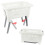 (Default) GEEZY Folding Laundry Basket with Foldable Legs - Lightweight Ventilated Laundry Bin, Large Capacity Plastic Washing Basket 6