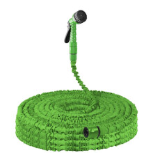(GREEN, 200FT) 75FT Garden Hose Expandable Water Hose Pipe 3 Times Expanding Flexible Magic Hosepipe 7 Spayer Mode Spray Gun 3/4" 1/2" Connectors for Watering