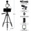 (black) Vlogging Kit for iPhone/Androidphone/Cameras Phone Holder for Video Recording with 50" Extendable Tripod/Capture Remote 3
