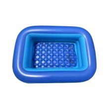 (Blue, 1 piece) Inflatable Swimming Pool, 47.24inch Second Ring Bubble Bottom Household Thickening Swimming Pool, Foldable Bathing Swimming Pool for Home Garden