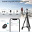 (black) Vlogging Kit for iPhone/Androidphone/Cameras Phone Holder for Video Recording with 50" Extendable Tripod/Capture Remote 5