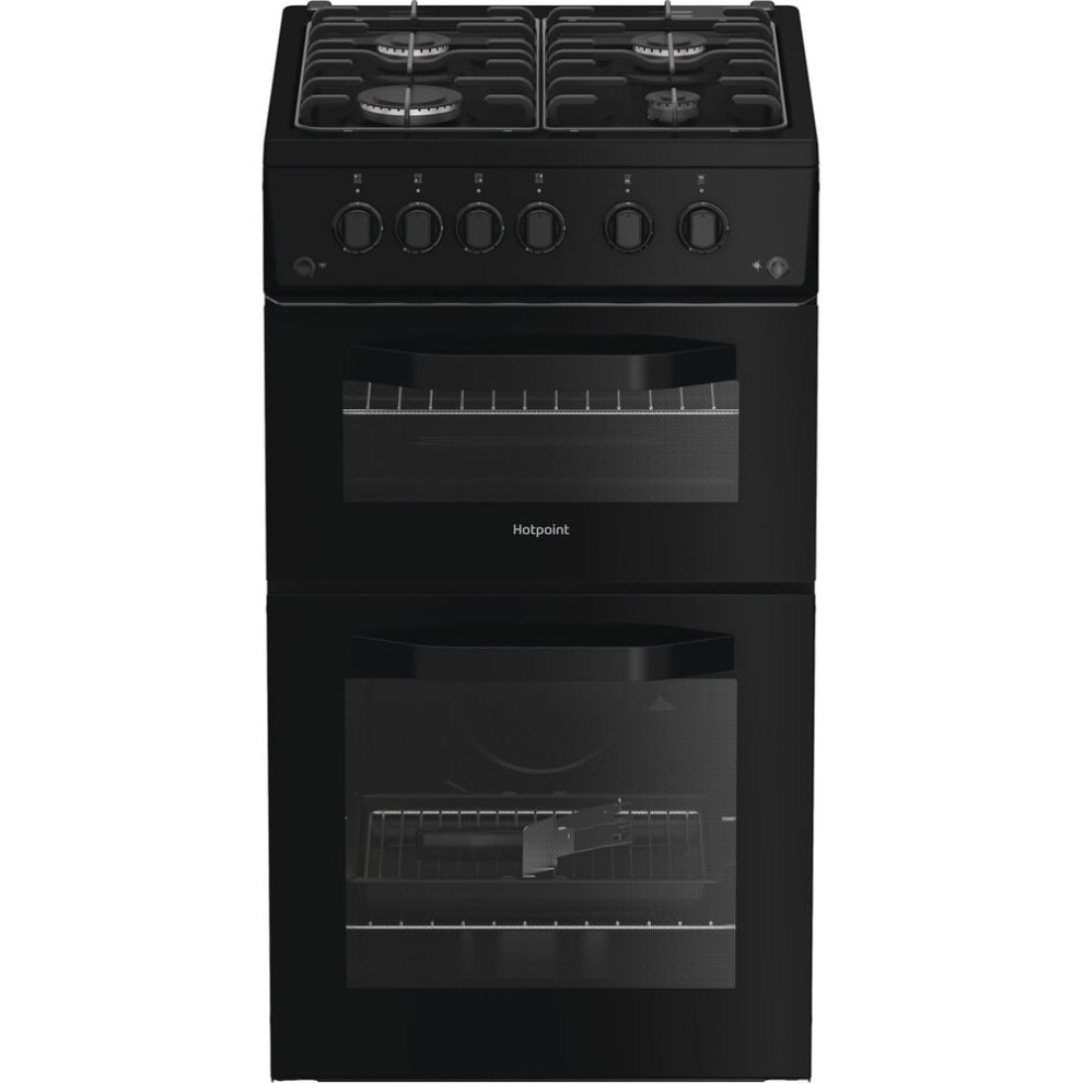 Hotpoint 50Cm Gas Cooker - Black - A+/A Rated