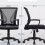 (Default) Ergonomic Mesh Office Chair – Adjustable Height, Swivel & Armrests – Comfy Study/Work Chair (Black) 3