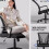 (Default) Ergonomic Mesh Office Chair – Adjustable Height, Swivel & Armrests – Comfy Study/Work Chair (Black) 5