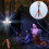 (Default) Crystals Rechargeable LED Work Light Tripod Stand for Camping and Emergency Situations 4