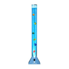 (Blue) Straame 90cm Colour Changing LED Light Bubble Fish Mood Lamp with Colourful Artificial Tropical Fishes,Sensory Relaxing Atmosphere Mood Light(90cm)