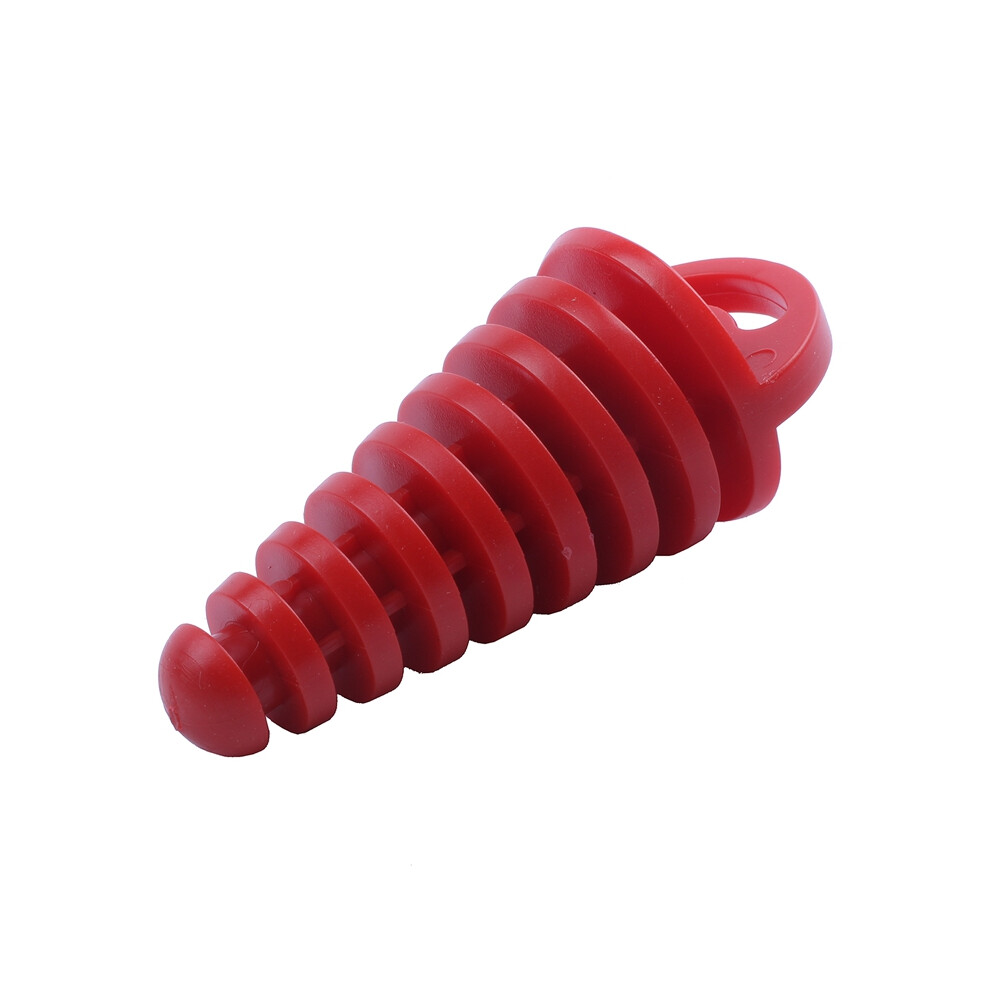 Muffler Pipe Exhaust Wash Plug For Motorcycle Dirt Bike Atv Quad 2 4 Stroke, Red 4852404120329