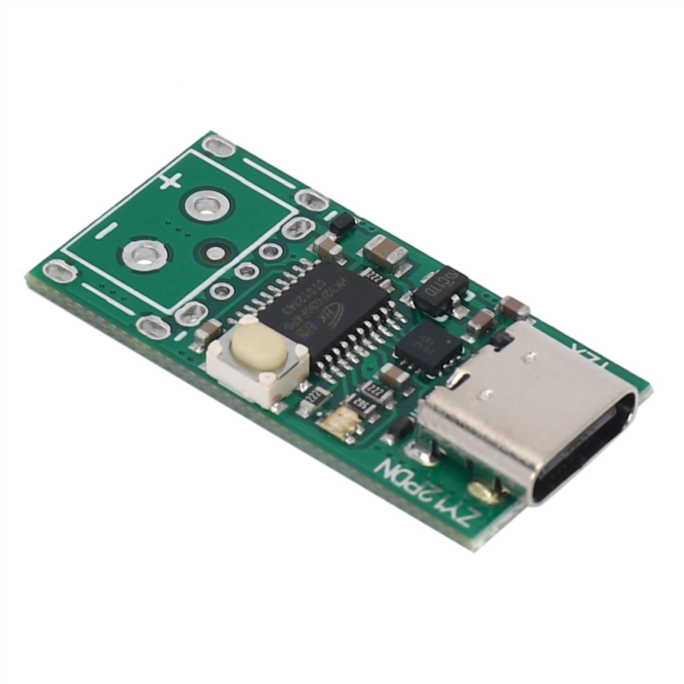 Usb-C Pd2.0/3.0 To Dc Converter Power Supply Module Decoy Fast Charge Trigger Poll Polling Detector Tester(Zy12pdn) 4852404118821