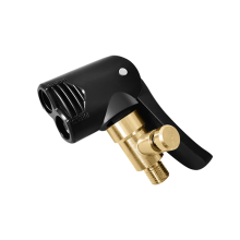 Bomba inflável portátil de latão para pneu de carro, mandril de ar, válvula de inflador, conector, adaptador de clipe, roda de pneu