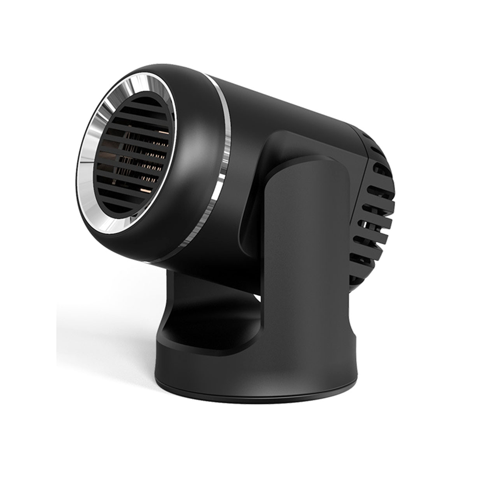 Car Glass Defogger Heater Defroster 12V Quick Heat Cold Hairdryer Electric Black 4852404118371